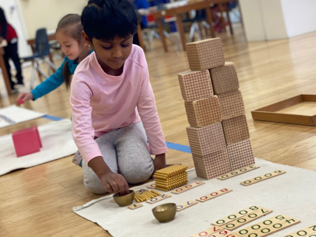 Mathematics learning materials for the Montessori classroom